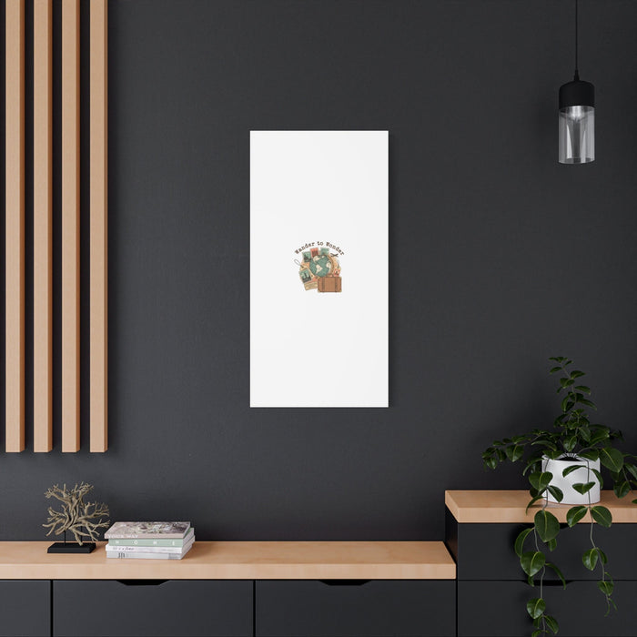 Wander to Wonder travel postcard wall art | Canvas Canvas Printify 