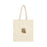 Wanderlust Postage Tote, travel stamps postcard vintage cotton canvas Bags Printify Natural 15" x 16" 