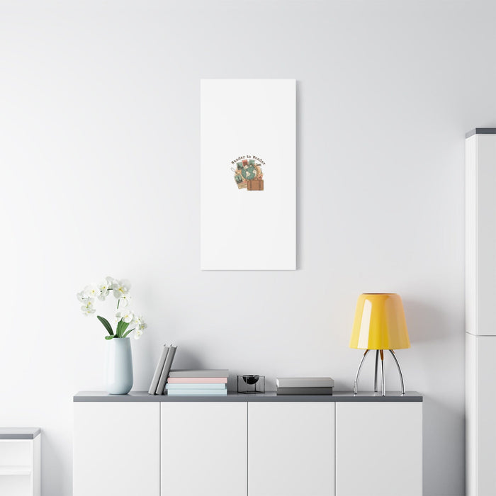 Wander to Wonder travel postcard wall art | Canvas Canvas Printify 