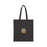 Wanderlust Postage Tote, travel stamps postcard vintage cotton canvas Bags Printify Black 15" x 16" 