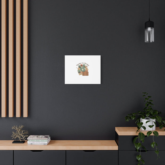 Wander to Wonder travel postcard wall art | Canvas Canvas Printify 