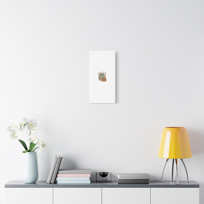 Wander to Wonder travel postcard wall art | Canvas Canvas Printify 