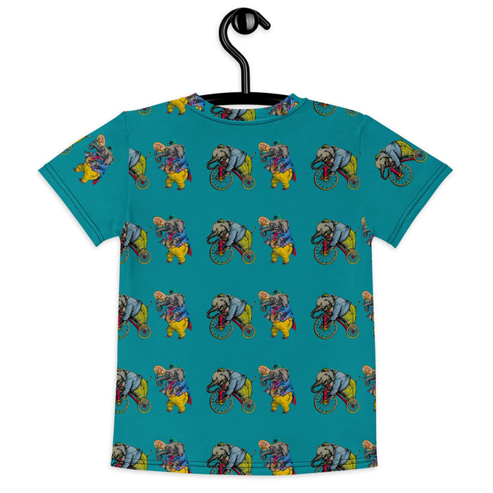 Kids crew neck t-shirt CUT-SEW schoollistdone.com 