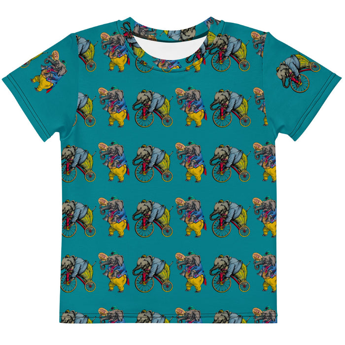 Kids crew neck t-shirt CUT-SEW schoollistdone.com 