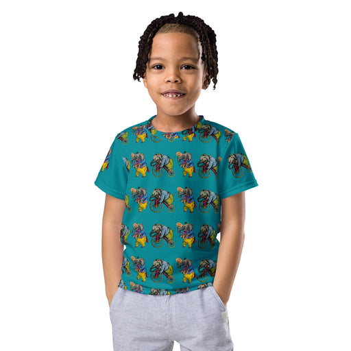 Kids crew neck t-shirt CUT-SEW schoollistdone.com 2T 