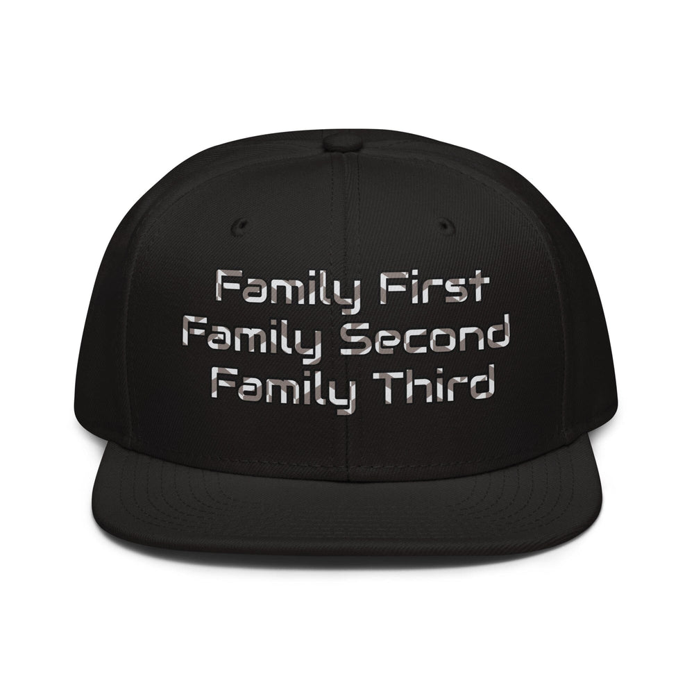 Snapback Hat EMBROIDERY schoollistdone.com Black 