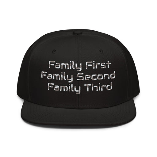 Snapback Hat EMBROIDERY schoollistdone.com Black 