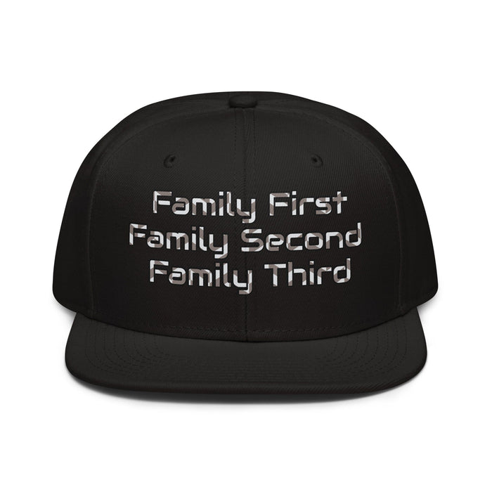Snapback Hat EMBROIDERY schoollistdone.com Black 
