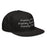 Snapback Hat EMBROIDERY schoollistdone.com 