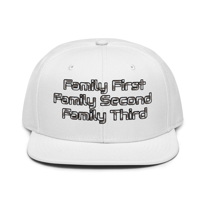 Snapback Hat EMBROIDERY schoollistdone.com White 