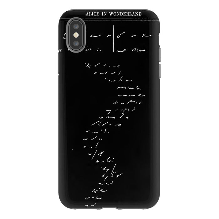 Down the Rabbit Hole schoollistdone.com Premium Glossy Tough Case iPhone XS Max 