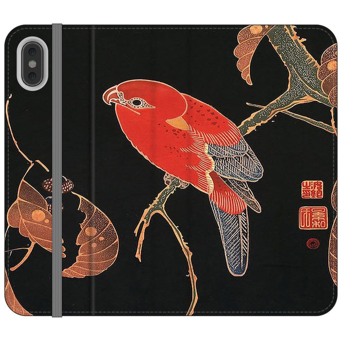 Omu schoollistdone.com Premium Folio Wallet Satin Case (Clear PC Insert) iPhone XS Max 