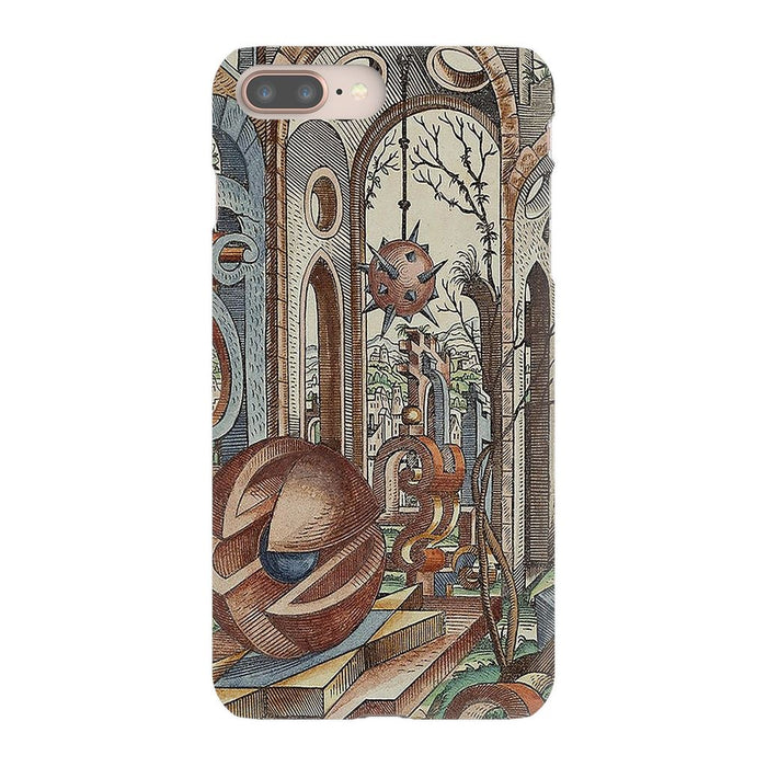 Geometric Jungle schoollistdone.com Premium Glossy Snap Case iPhone 8 Plus 