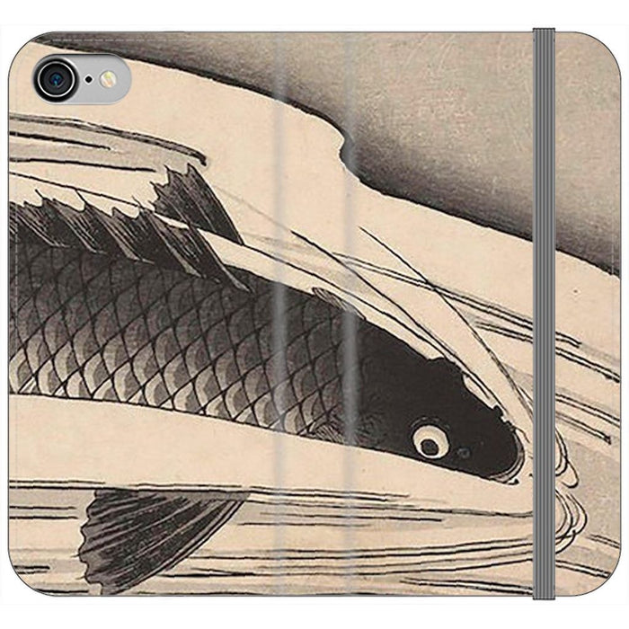 Koi Taki schoollistdone.com Premium Folio Wallet Satin Case (Clear PC Insert) iPhone 7 