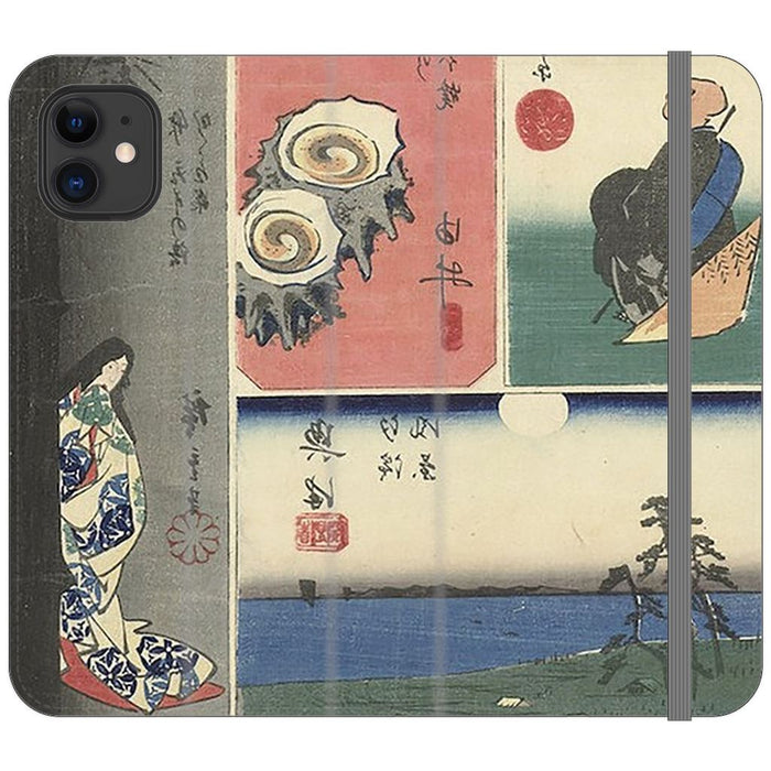 Tokaido schoollistdone.com Premium Folio Wallet Satin Case (Clear PC Insert) iPhone 11 