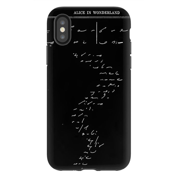 Down the Rabbit Hole schoollistdone.com Premium Glossy Tough Case iPhone XS 