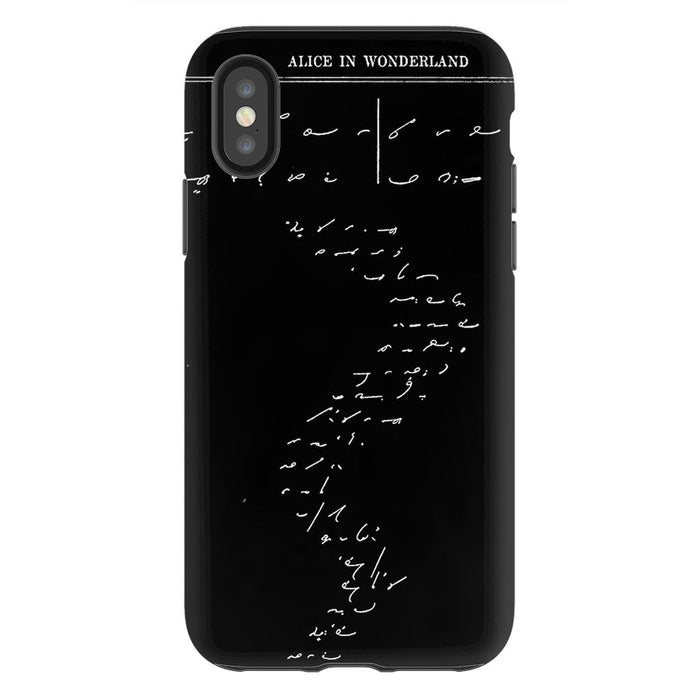 Down the Rabbit Hole schoollistdone.com Premium Matte Tough Case iPhone X 