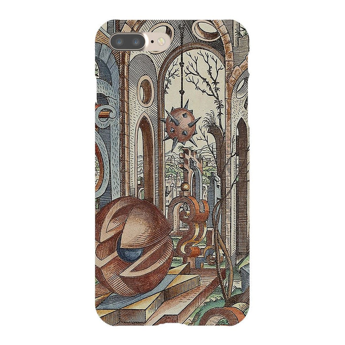 Geometric Jungle schoollistdone.com Premium Glossy Clear Case iPhone 7 Plus 