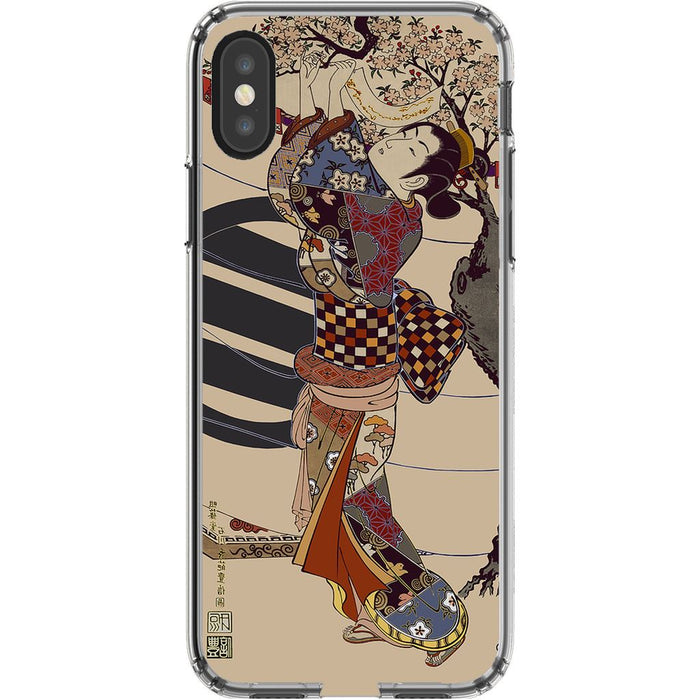 Grand Geisha Premium Phone Case schoollistdone.com Premium Glossy Clear Case iPhone X 