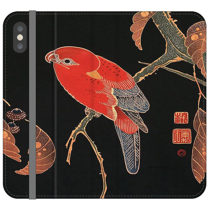 Omu schoollistdone.com Premium Folio Wallet Satin Case (Clear PC Insert) iPhone XS 