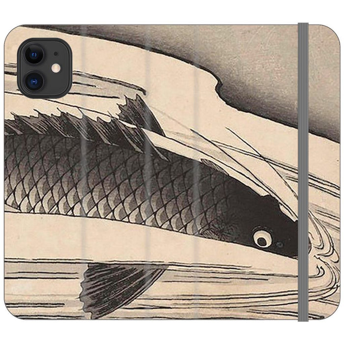 Koi Taki schoollistdone.com Premium Folio Wallet Satin Case (Clear PC Insert) iPhone 11 