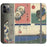 Tokaido schoollistdone.com Premium Folio Wallet Satin Case (Clear PC Insert) iPhone 11 Pro 