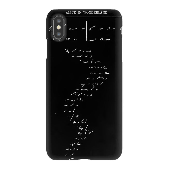 Down the Rabbit Hole schoollistdone.com Premium Glossy Snap Case iPhone XS Max 