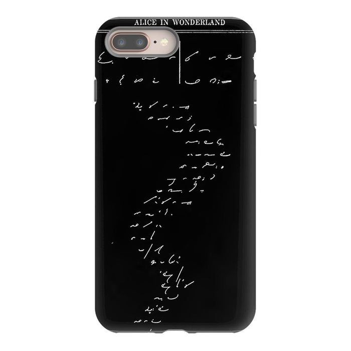 Down the Rabbit Hole schoollistdone.com Premium Matte Tough Case iPhone 8 Plus 