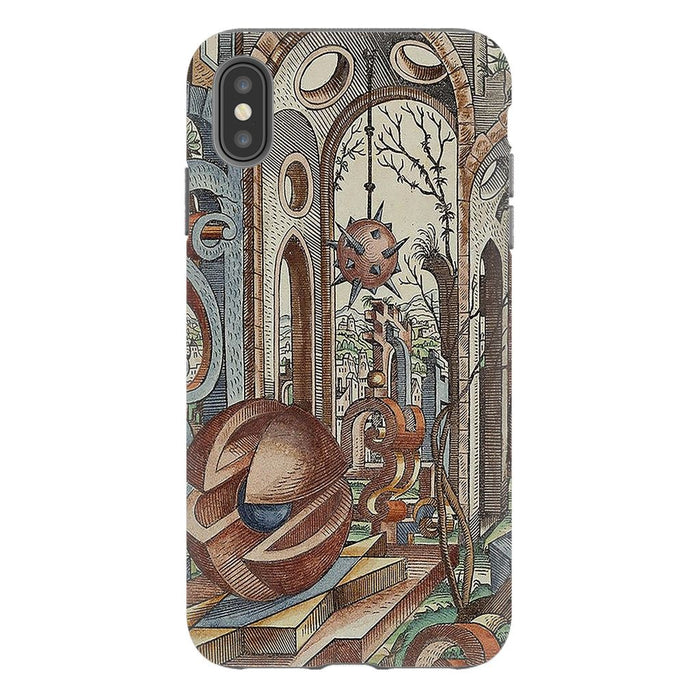 Geometric Jungle schoollistdone.com Premium Glossy Tough Case iPhone XS Max 