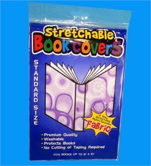 Stretchable Groovy Book Covers schoollistdone.com 