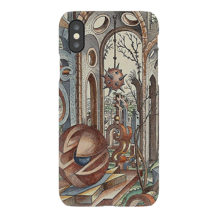 Geometric Jungle schoollistdone.com Premium Glossy Snap Case iPhone X 