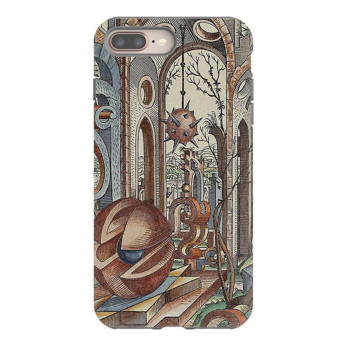 Geometric Jungle schoollistdone.com Premium Glossy Tough Case iPhone 8 Plus 
