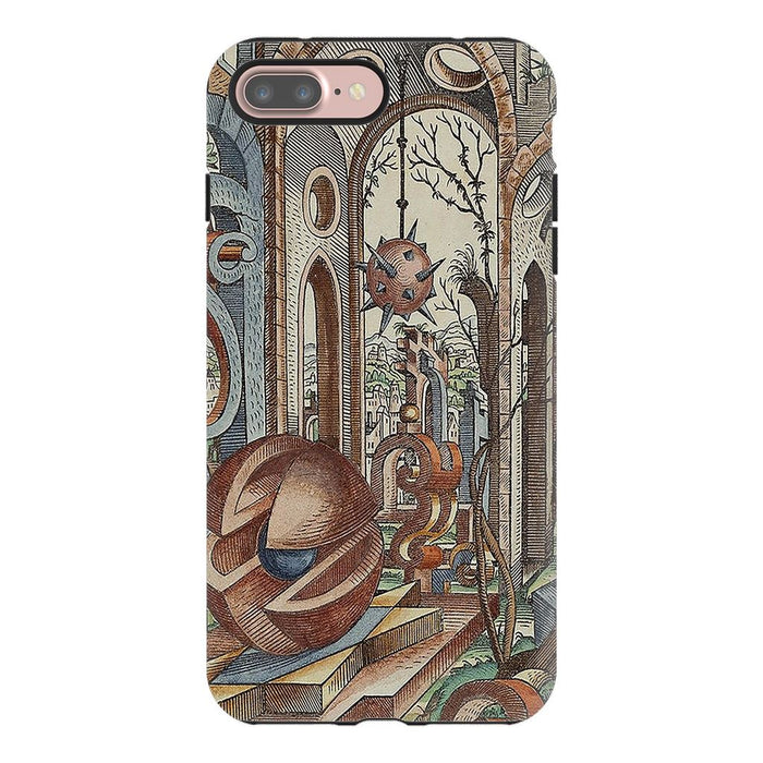 Geometric Jungle schoollistdone.com Premium Glossy Tough Case iPhone 7 Plus 