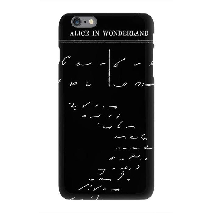 Down the Rabbit Hole schoollistdone.com Premium Glossy Snap Case iPhone 6s Plus 