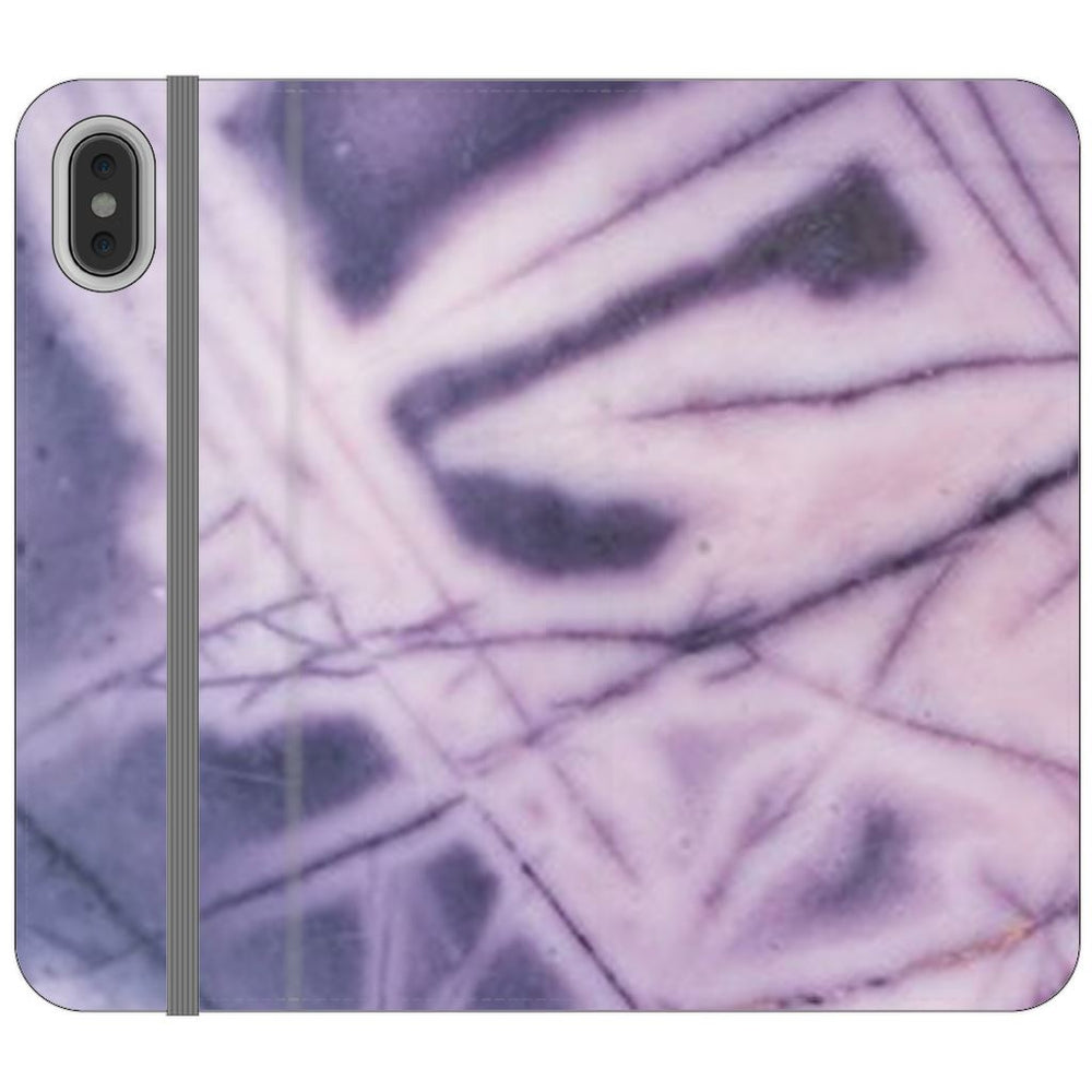 Beryllos schoollistdone.com Premium Folio Wallet Satin Case (Clear PC Insert) iPhone XS Max 