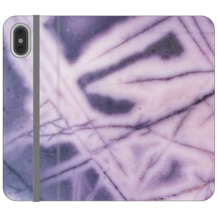 Beryllos schoollistdone.com Premium Folio Wallet Satin Case (Clear PC Insert) iPhone XS Max 