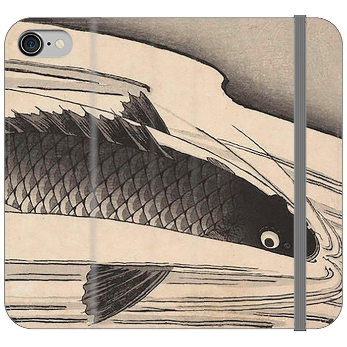 Koi Taki schoollistdone.com Premium Folio Wallet Satin Case (Clear PC Insert) iPhone 8 