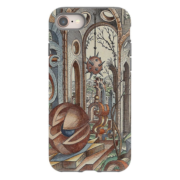 Geometric Jungle schoollistdone.com Premium Glossy Tough Case iPhone 8 