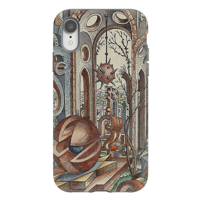 Geometric Jungle schoollistdone.com Premium Glossy Tough Case iPhone XR 