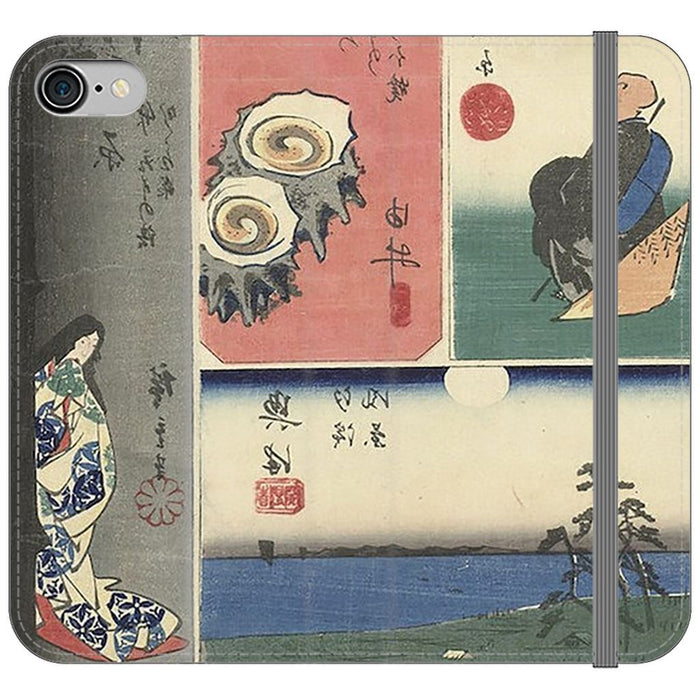 Tokaido schoollistdone.com Premium Folio Wallet Satin Case (Clear PC Insert) iPhone 8 