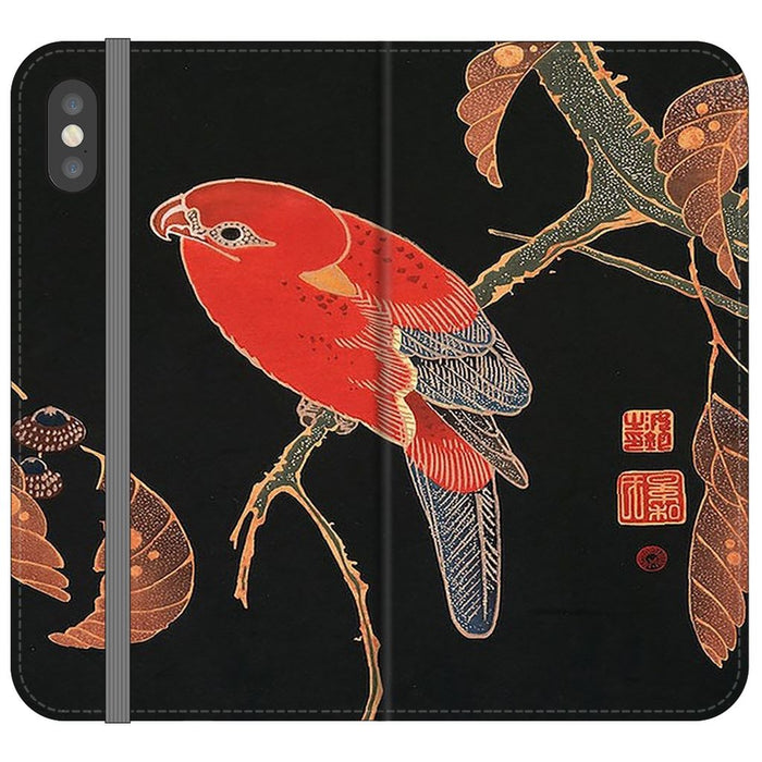 Omu schoollistdone.com Premium Folio Wallet Satin Case (Clear PC Insert) iPhone X 